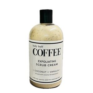 body buff Coffee Exfoliating Coconut Vanilla Scrub Cream 24.5 fl oz / 710ml